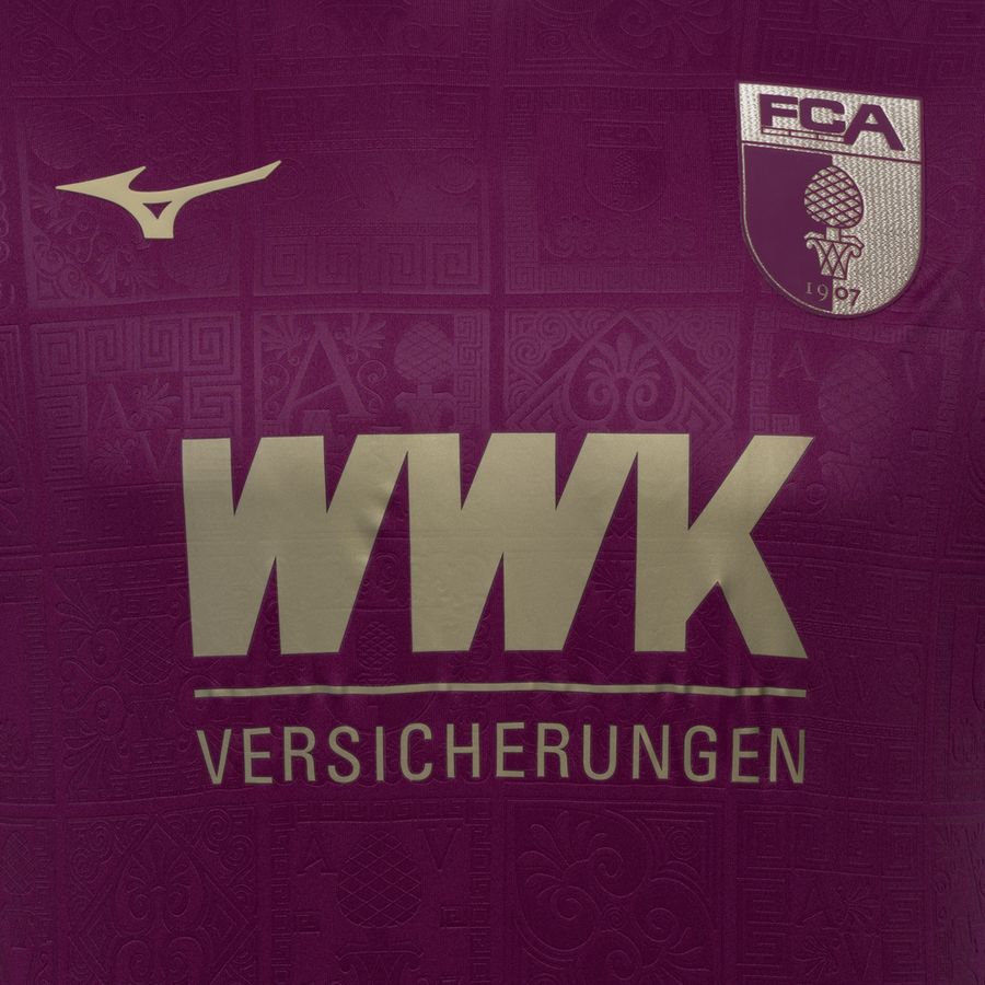 Mizuno FC Augsburg Third Jersey 24/25 Red Plum